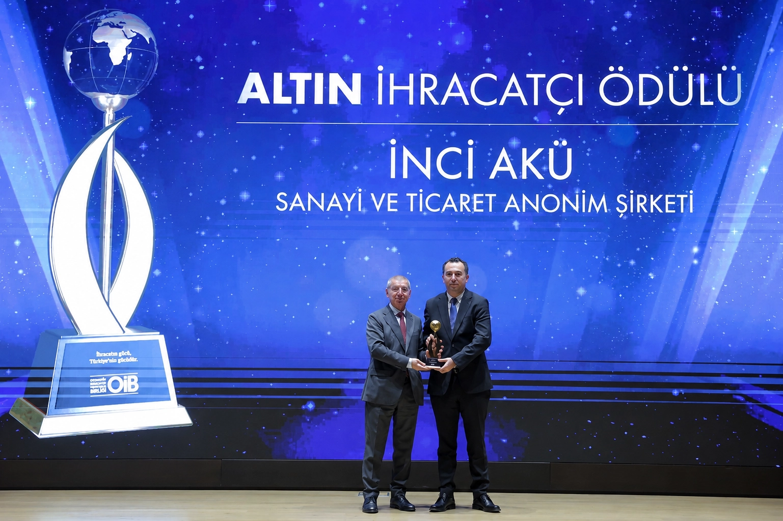 İnci Ak&uuml;, İhracattaki G&uuml;&ccedil;l&uuml; Performansını Bir Kez Daha Altın İhracat &Ouml;d&uuml;l&uuml; ile Ta&ccedil;landırdı
