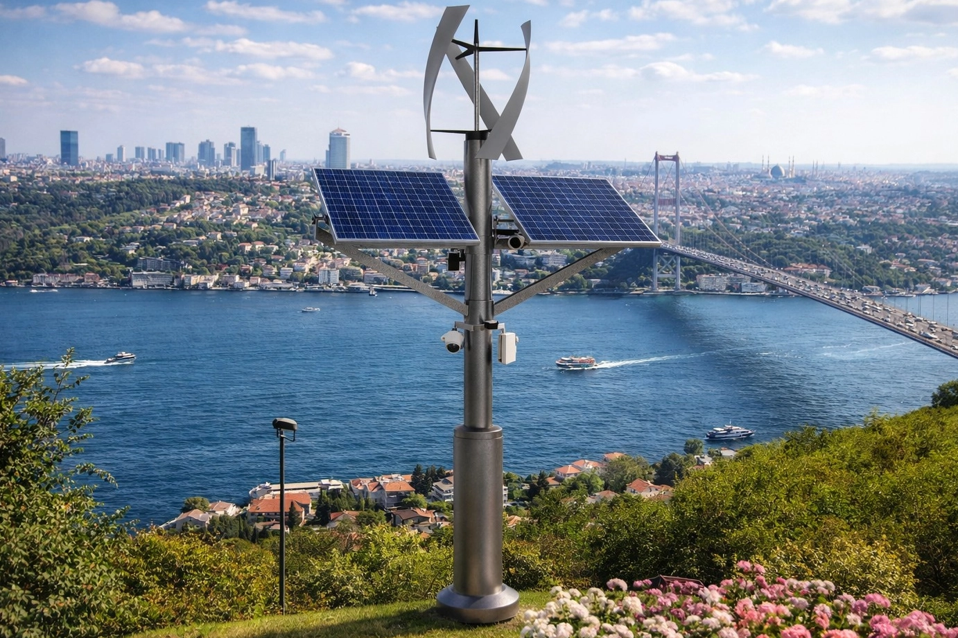 Nu Teknoloji'den Kazı ve Kablolama Gerektirmeden &Ccedil;alışan "Akıllı Enerji Direği" &Ccedil;&ouml;z&uuml;m&uuml;