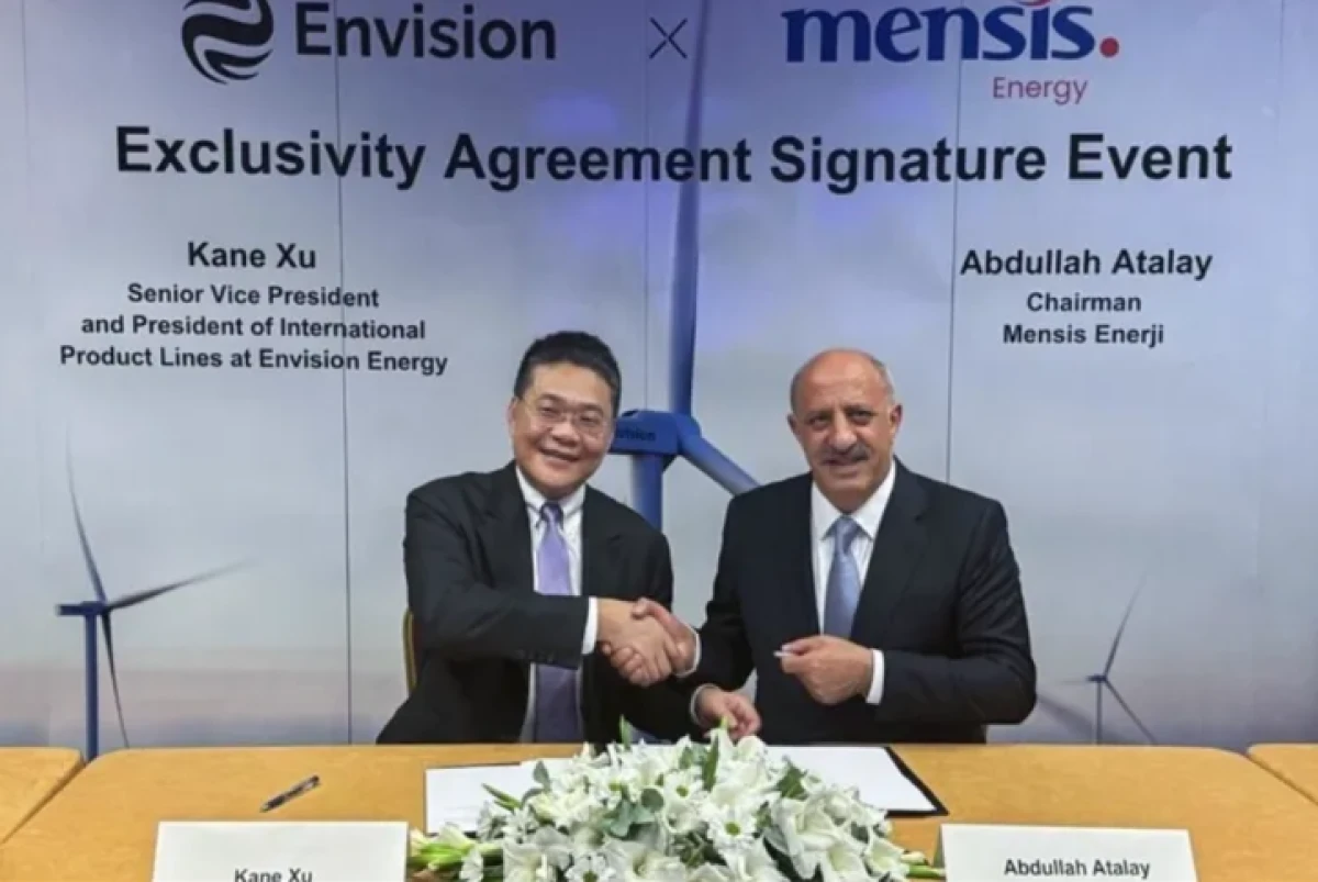 Dev İş Birliği! Envision Energy ve Mensis Enerji'den Türkiye'de 4.5 GW'lık Rüzgar Projesi
