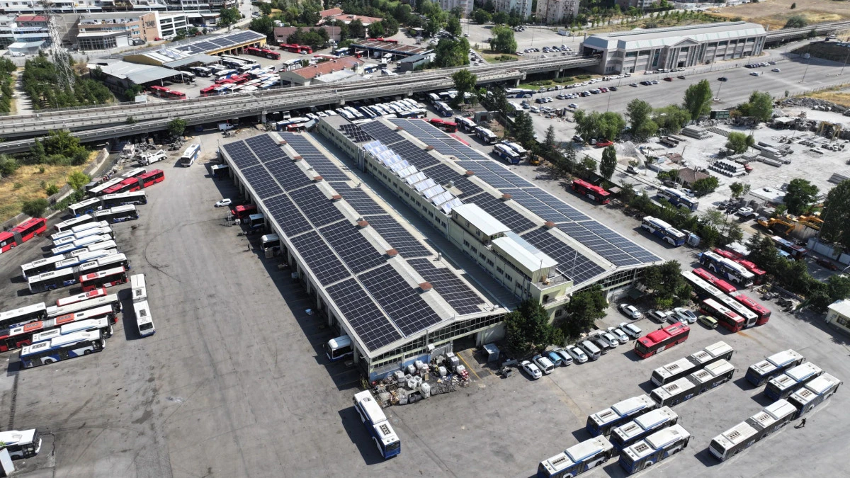 EGO’nun Çatı GES’i Yılda 1,4 Milyon kWh Elektrik Üretecek