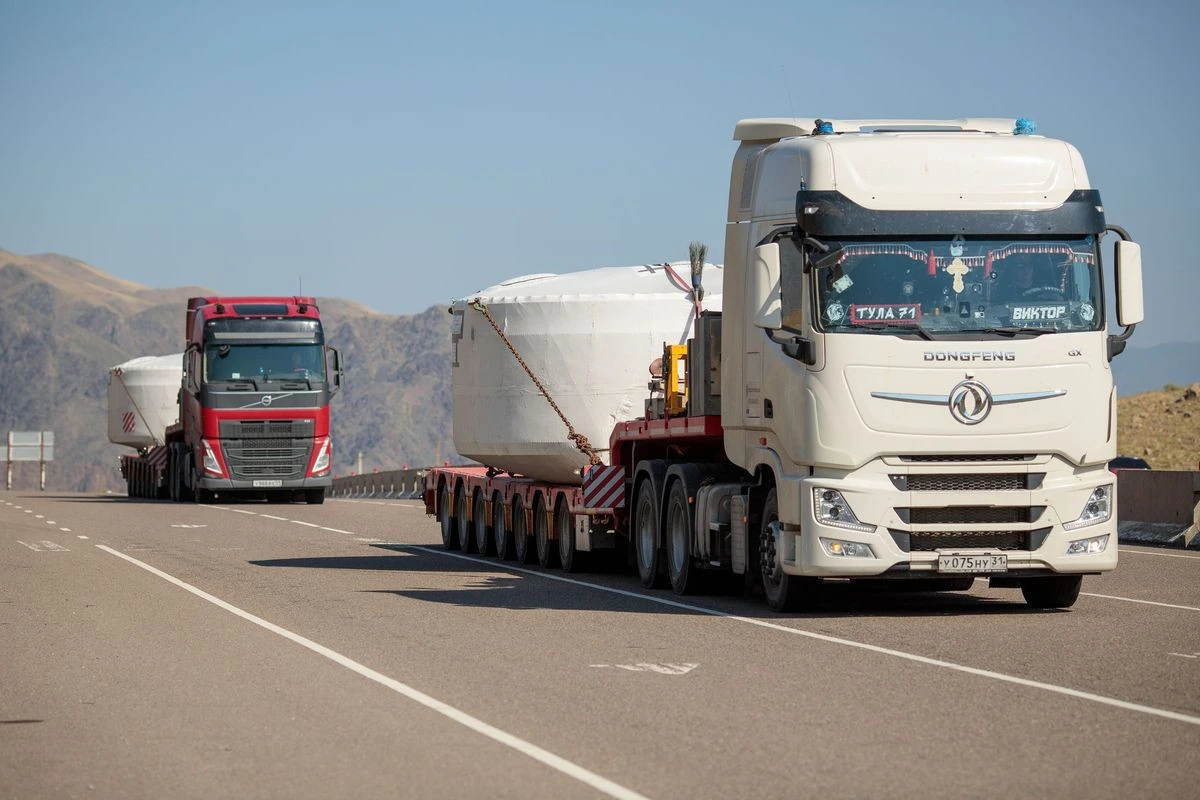 Rosatom, Kırgızistan’daki 100 MW’lık Rüzgâr Parkı İçin İlk Ekipmanları Teslim Etti